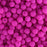 PRECIOSA Czech Glass Bead Strand 6mm, Velvet Fuchsia