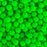 PRECIOSA Czech Glass Bead Strand 6mm, Velvet Neon Green
