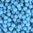 PRECIOSA Czech Glass Bead Strand 6mm, Velvet Sky Blue
