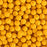PRECIOSA Czech Glass Bead Strand 6mm, Velvet Sunflower