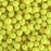 PRECIOSA Czech Glass Bead Strand 6mm, Velvet Soft Yellow