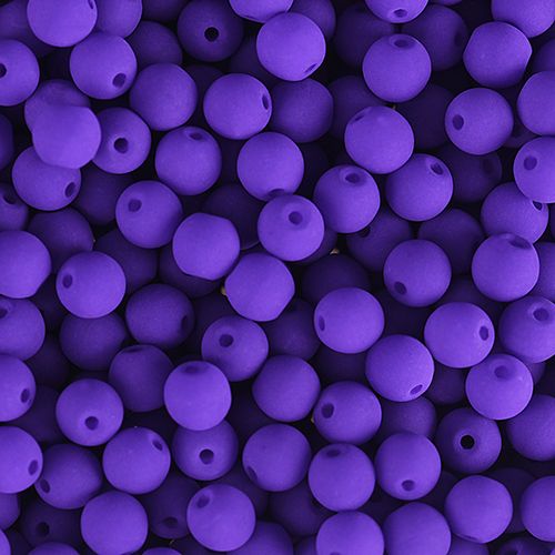 PRECIOSA Czech Glass Bead Strand 6mm, Velvet Violet
