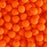 PRECIOSA Czech Glass Bead Strand 8mm, Velvet Neon Orange