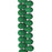 PRECIOSA Czech Glass Drop Bead Strand 6x9mm, Velvet Irish Green