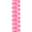 PRECIOSA Czech Glass Drop Bead Strand 6x9mm, Velvet Soft Pink