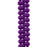 PRECIOSA Czech Glass Drop Bead Strand 6x9mm, Velvet Violet