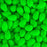 PRECIOSA Czech Glass Drop Bead Strand 6x9mm, Velvet Neon Green