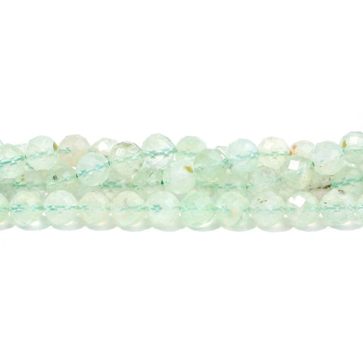 Dakota Stones Gemstone Beads, Prehnite Grade A, Faceted Round 6mm (16 Inch Strand)