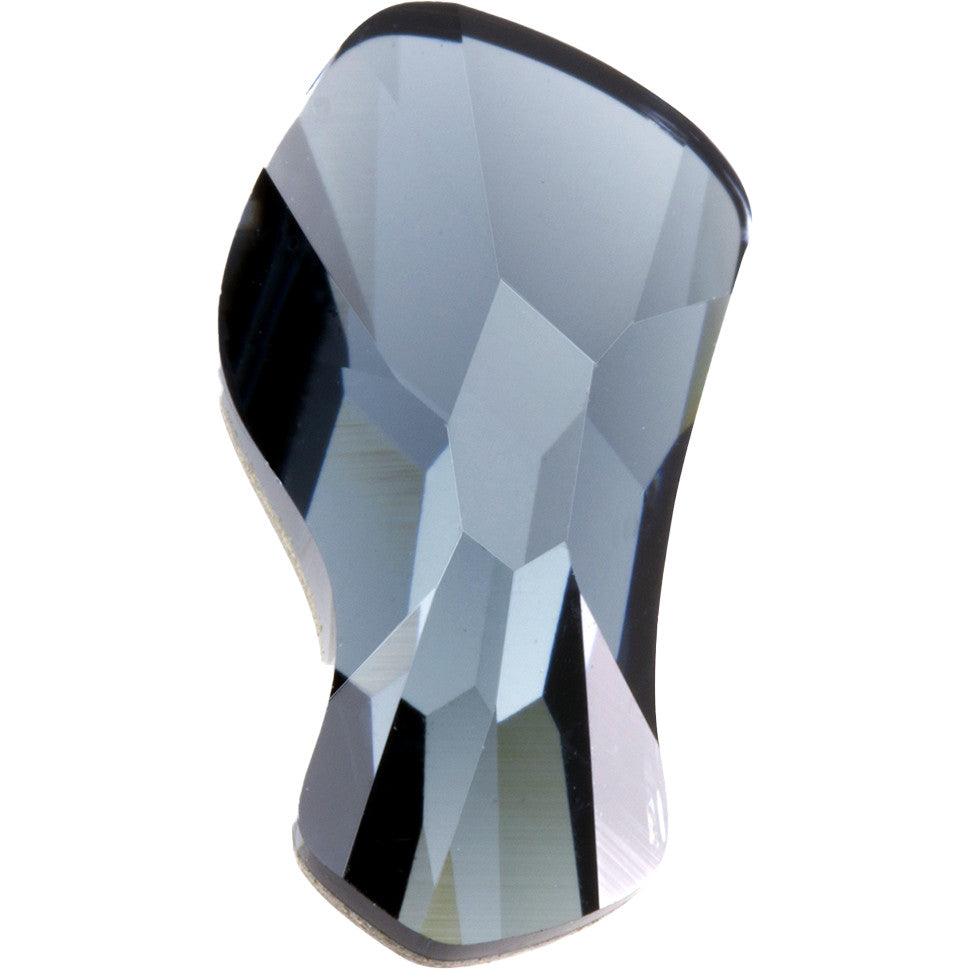 Crystal Rhinestone Rivets Swarovski Crystal, #2798 Contour Flatback Rhinestone 10mm, Graphite (1 ...