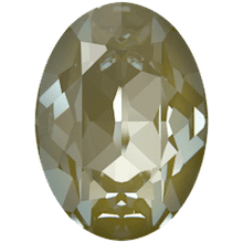 Swarovski 4120 18 x 13mm Oval Fancy Stone Crystal Herbal Green Lux (1 Piece)