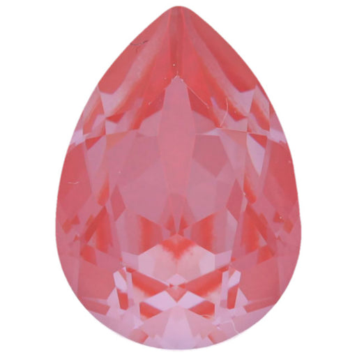 PRESTIGE Crystal, #4320 Pear Fancy Stone 14mm, Crystal Maroon Ignite (1 Piece)