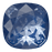 Swarovski 4470 12mm Cushion Fancy Stone Crystal Blue Muse Lux (1 Piece)