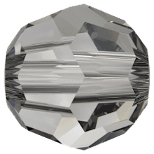 Swarovski 5000 4mm Crystal Faceted Round Bead Crystal Urban Grey (20 Pieces)