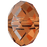 Swarovski 5040 8mm Briolette Bead Persian Red (1 Piece)