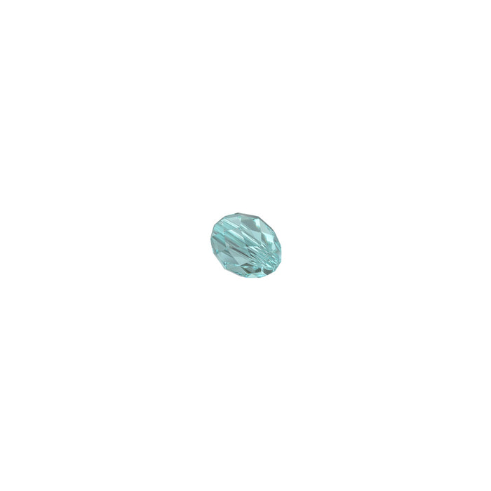 PRESTIGE Crystal, #5044 Olive Bead 7x6mm, Aquamarine (1 Piece)