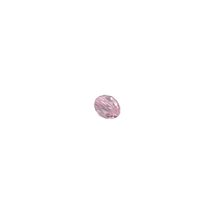 PRESTIGE Crystal, #5044 Olive Bead 5x4mm, Light Rose (1 Piece)