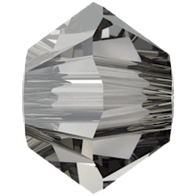 Swarovski 5328 3mm Crystal Bicone Bead Crystal Urban Grey (24 Pieces)