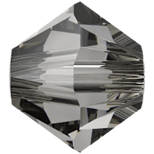 Swarovski 5328 4mm Crystal Bicone Bead Crystal Urban Grey (12 Pieces)