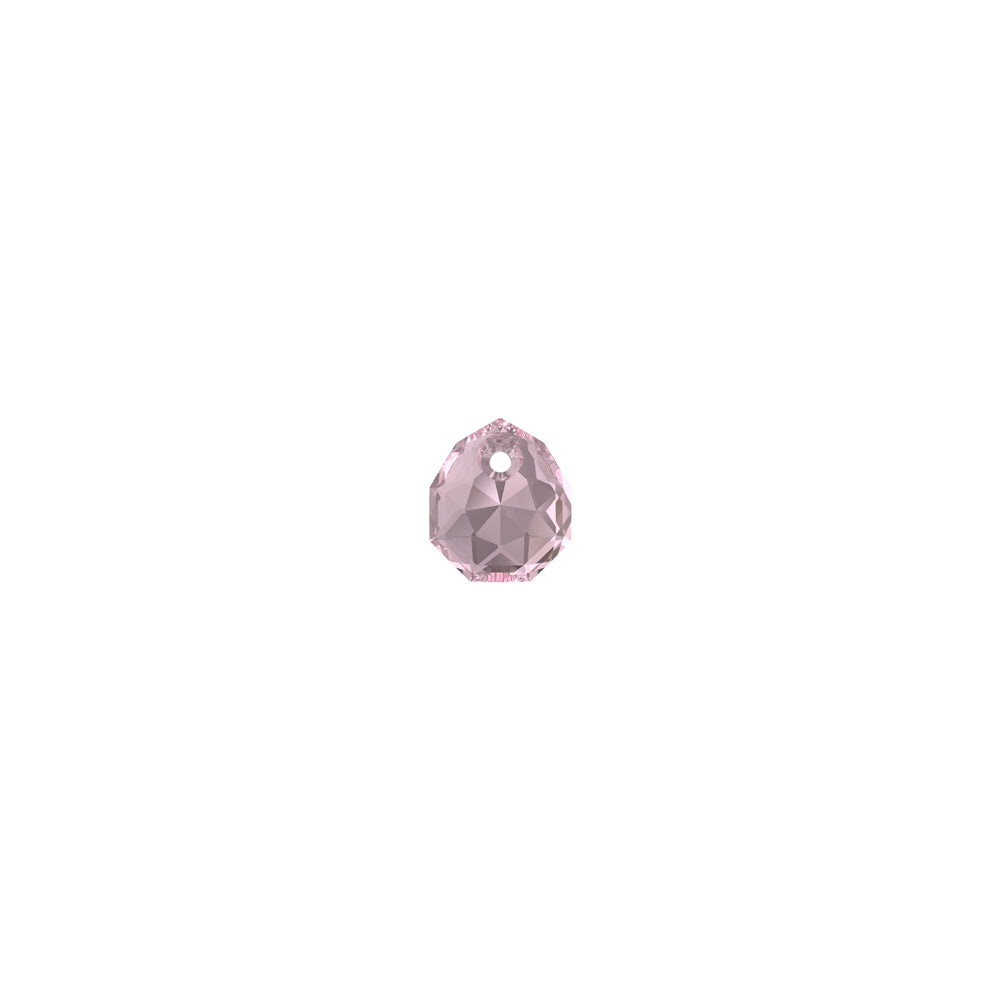 PRESTIGE Crystal, #6436 Majestic Pendant 9mm, Light Rose (1 Piece)