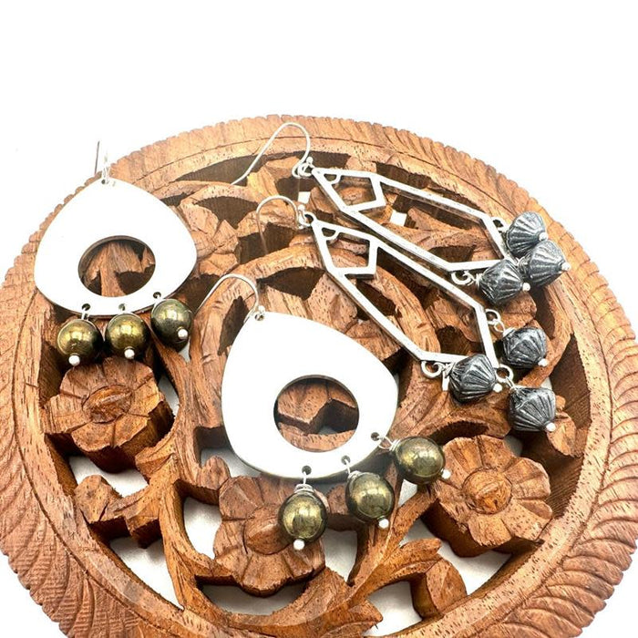 Old World New World Earrings