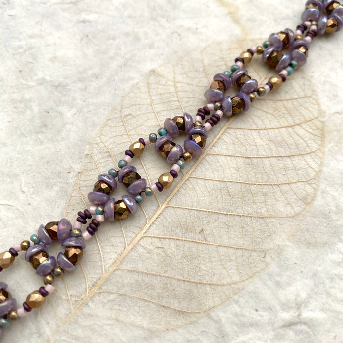 Toho Round Seed Beads 11/0 1703 'Gilded Marble Turquoise' 8 Gram Tube