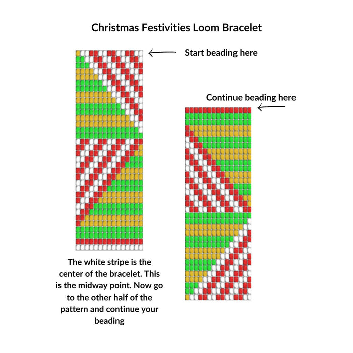 Christmas Festivities Loom Bracelet