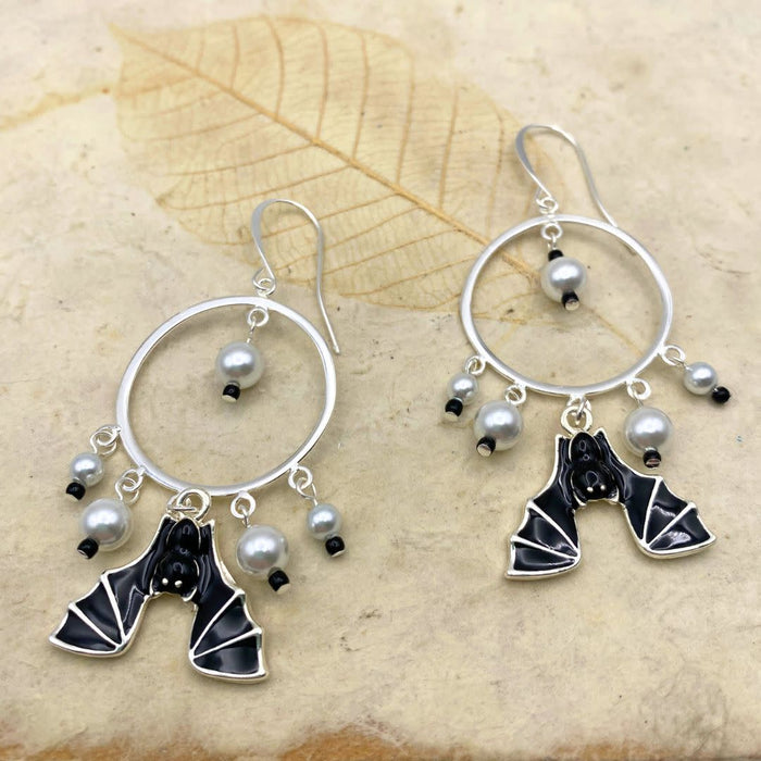 Moonlit Bats Earrings