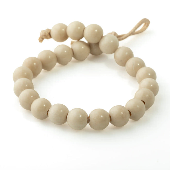 River Stone 8mm Round - Large Hole Beads