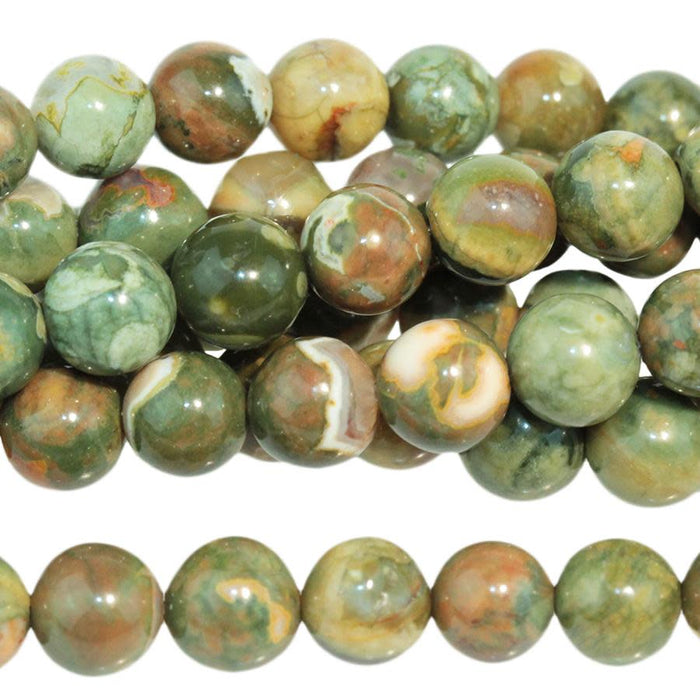 Dakota Stones Rhyolite 6mm Round Bead Strand