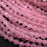 Natural Rose Quartz 8mm Star Cut Rounded Bead Strand