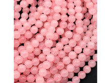 Natural Rose Quartz 4mm Smooth Round Bead Strand