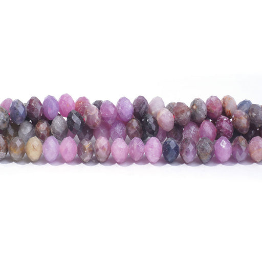 Dakota Stones Gemstone Beads, Red Ruby, Faceted Rondelle 6mm (16 Inch Strand)
