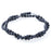 Sapphire Plated 4mm Round Faceted - 15-16 Inch