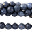 Sapphire Plated 4mm Round Faceted - 15-16 Inch