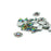 8x5mm Backlit Utopia GemDuo 2-Hole Czech Beads Tube