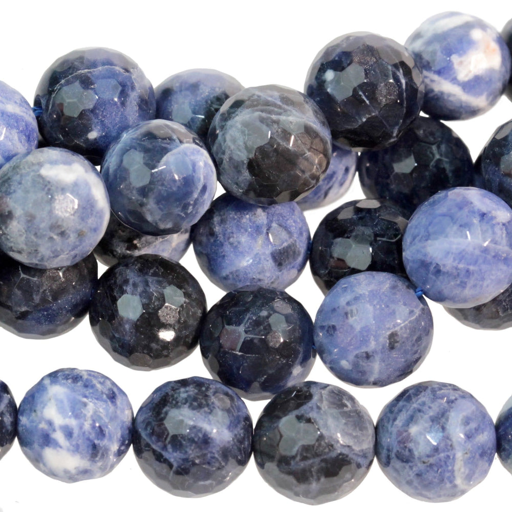 Dakota Stones Sodalite 10mm Faceted Round Bead Strand