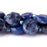 Sodalite 12mm Star Cut Coin - 15-16 Inch