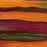 Hand-Dyed Silk Ribbon, 20mm Wide, Harvest Festival Orange Blend (32-36 Inch Strand)