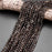 Natural Smoky Quartz 8mm Faceted Coin Bead Strand