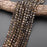 Natural Smoky Quartz 8mm Star Cut Rounded Bead Strand - AAA Grade