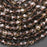 Natural Smoky Quartz 8mm Star Cut Rounded Bead Strand - AAA Grade