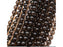 Natural Smoky Quartz 4mm Smooth Round Bead Strand