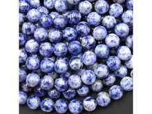 Natural Sodalite 6mm Smooth Round Bead Strand