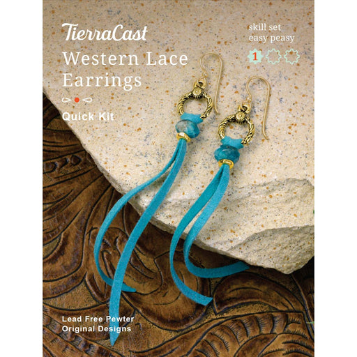 Jewelry Kit, Western Lace Earring Set by TierraCast - Limited Edition