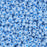 Preciosa Czech Glass, 11/0 Round Seed Bead, Opaque Pale Blue Dyed Pearl (1 Tube)