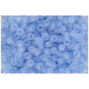 Toho RE:Glass Seed Beads, Round Size 8/0, #5013F Matte Transparent Blue, (2.5