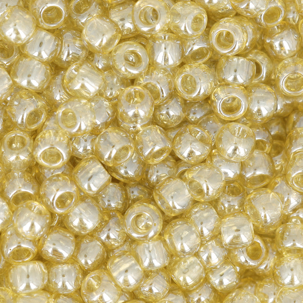 Toho RE:Glass Seed Beads, Round Size 8/0, #5103 Luster Brown, (2.5" Tube)