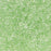 Toho RE:Glass Seed Beads, Round Size 11/0, #5004 Transparent Green, (2.5" Tube)