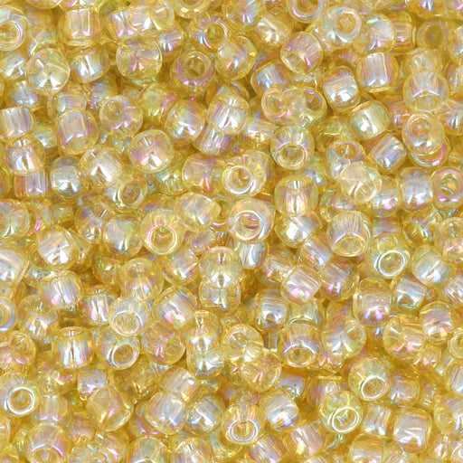 Toho RE:Glass Seed Beads, Round Size 11/0, #5162 Rainbow Brown, (2.5" Tube)