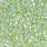 Toho RE:Glass Seed Beads, Round Size 11/0, #5164 Rainbow Green, (2.5" Tube)